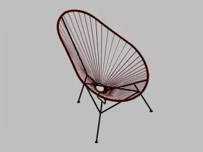 Original Acapulco Chair Free 3D model
