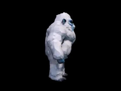  3d Model Yeti Or Abominable Snowman 3D model