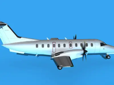 Embraer EMB120 Atlantic Soyuse 3D model