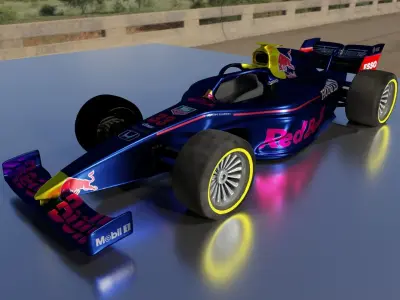 Aston Martin Formula 1 car Free 3D model