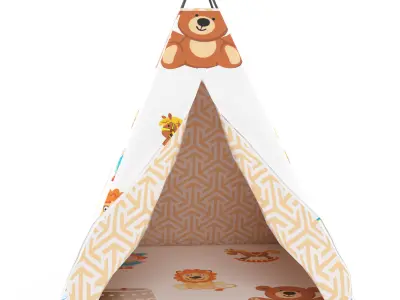 kids teepee 3D model