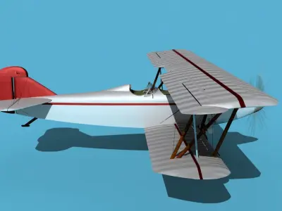 Travelair 2000 V08 3D model