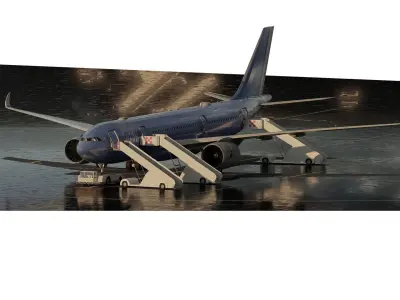 Airbus A330-202 3D model