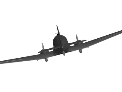 Douglas C-47 Skytrain 3D model