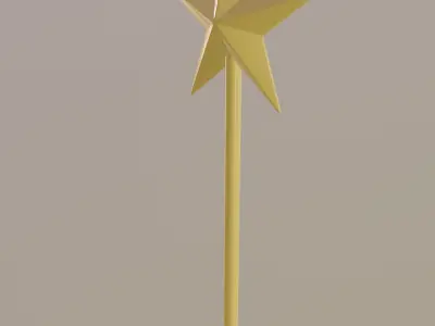 Magical Wand 3D model