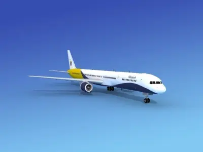 Boeing 757-300 Monarch 2 3D model