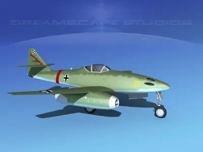 Messerschmitt ME-262A1 Swallow V07 3D model