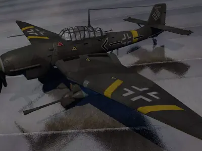 Junkers Ju-87 G-2 Stuka 3D model