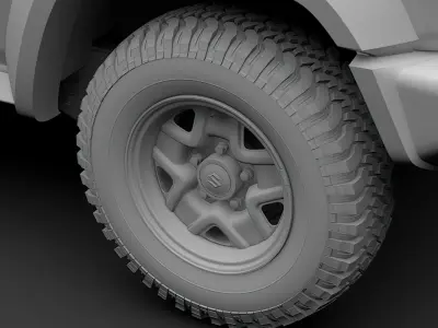 Suzuki Jimny Sierra JC 2019 wheel 3D model
