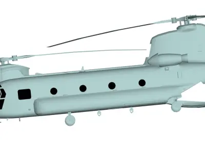 Boeing CH-47 Chinook 3D model