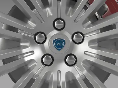 Lancia Thema 2014 wheel 3D model