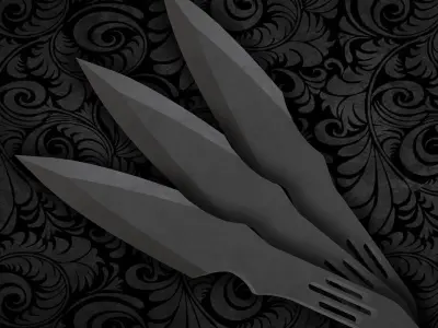 NINJA WEAPONS VOL 3 Low-poly 3D model