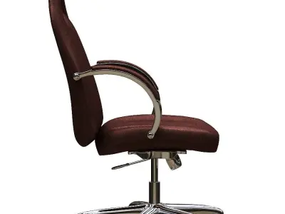 Office chair Low-poly 3D model