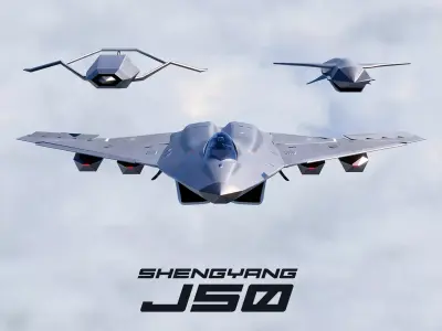 ShengYang J50 3D model