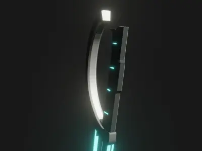 Sci-Fi Sword Free 3D model