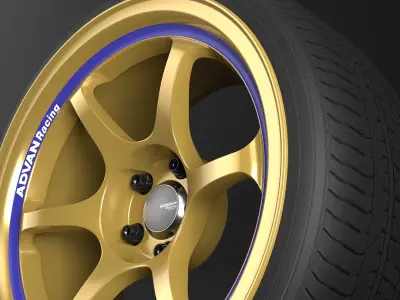 Advan RG1 Low-poly 3D model