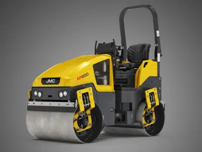Asphalt Roller Generic 3D model