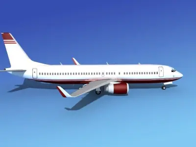 Boeing 737-800ER Corporate 1 3D model