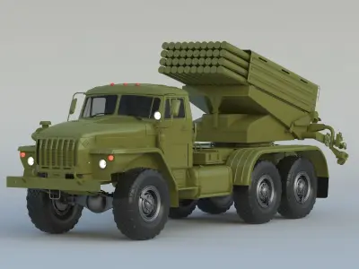 BM 21 Grad 3D model