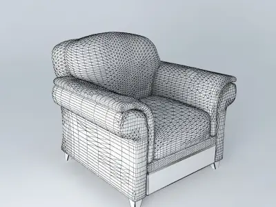 Pillow Armchair Free 3D model