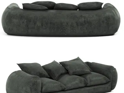  puff Sofa Free 3D model