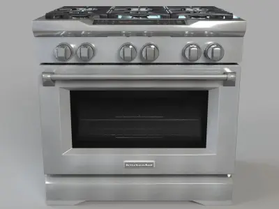 KitchenAid 36 6-Burner 3D model
