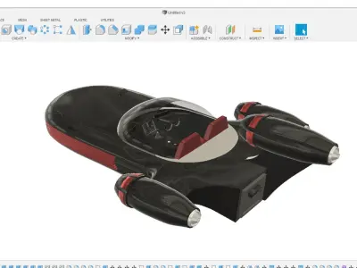 x34 landspeeder 3D model