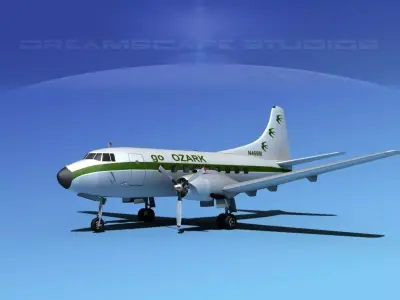 Martin 202 Ozark  3D model