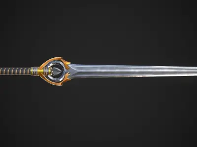 Sword A7 Low-poly 3D model