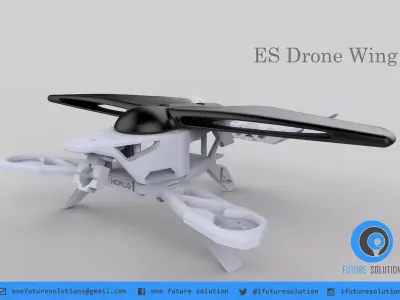 ES Drone Wing Free 3D print model