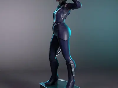 Quorra from Tron Legacy 3D print model