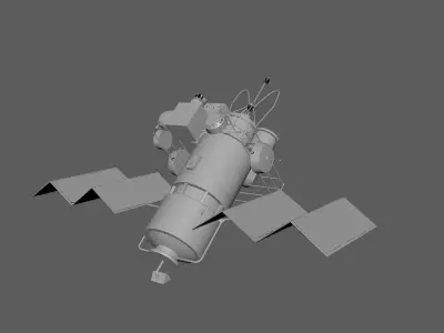 Satelite spacecraft 3D model