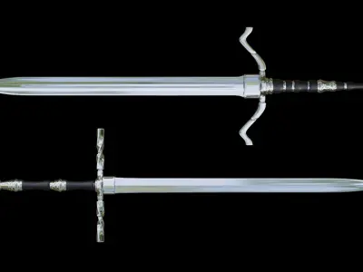 Knife Pack 6 Models Low-poly 3D model