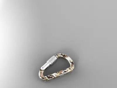 Carabiner Mosquetn Free 3D model