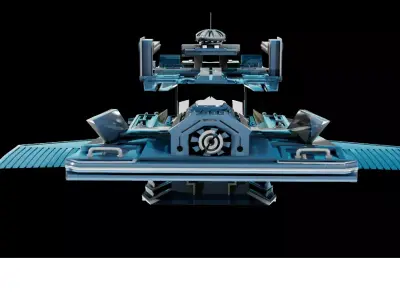 Star Wars spaceship Low-poly 3D model