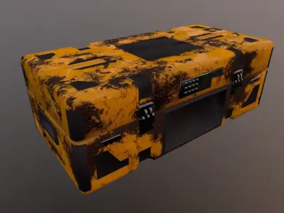 WEAPON CHEST Low-poly 3D model