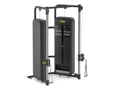 Technogym Dual Adjustable Pulley Fitness 3D model
