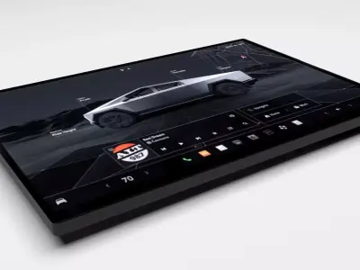 Cybertruck Car Screen 3D model