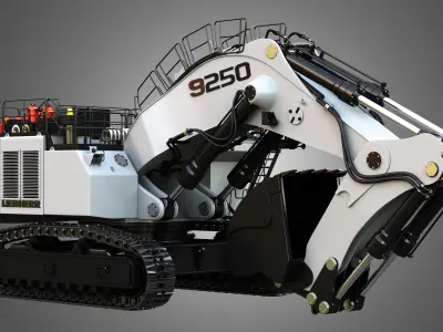 Liebherr - R9250 Hydraulic Mining Excavator 3D model