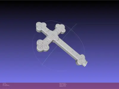 Murder Drones Patch Cross USB Stick Hull 3D print model