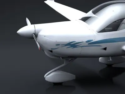 HK36TC Diamona Rigged C4D 3D model