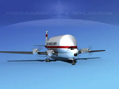 Aero Spacelines Super Guppy V01 3D model