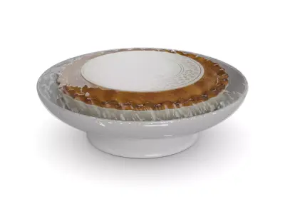 Pasties dumplings and pizzas Chicken and Mushroom Pie 3D model