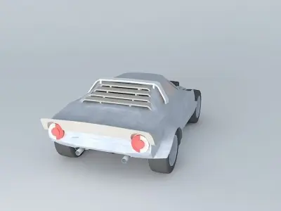 modified lancia stratos Free 3D model