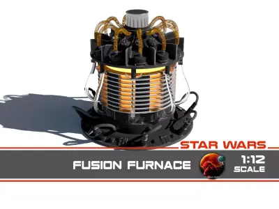 Fusion Furnace 1-12 Scale Blackseries 3D print model