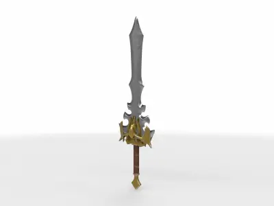 ice sword 3D model