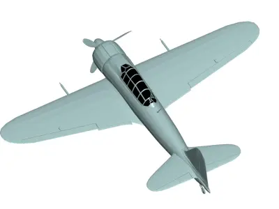 Mitsubishi A6M Zero 3D model