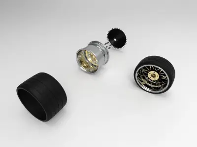 TurboFan Runner Kit Rim 3D model