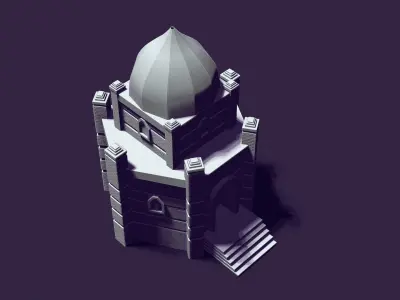 Mausoleum of Muslim Turkic peoples 3D print model