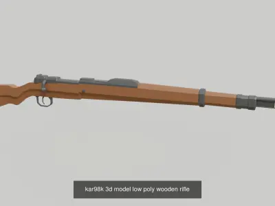 LowPoly Guns Pack 3D Model Collection